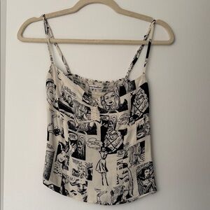 Reformation Graphic Print Women's Top